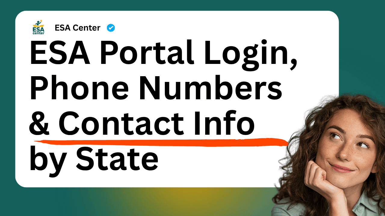 ESA Portal Login, Phone Numbers & Contact Info by State